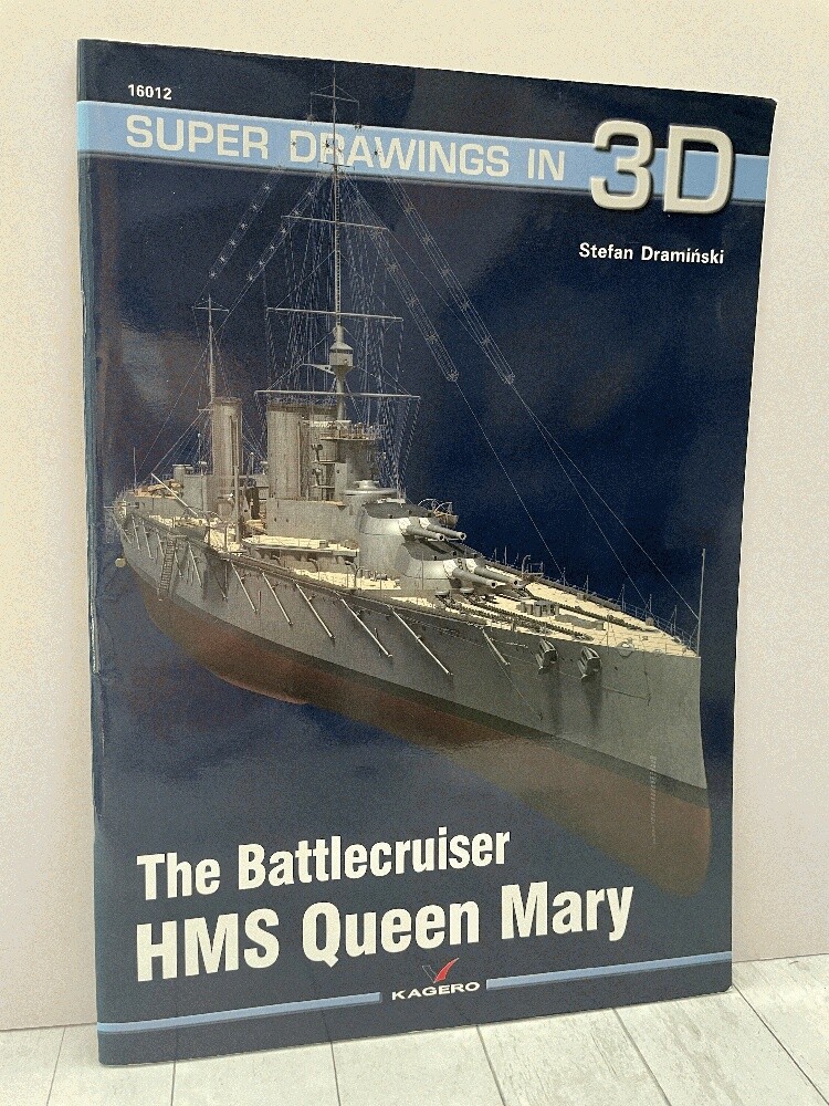 The Battlecruiser HMS Queen Mary Super Drawings in 3D Scale Models SC Full-color