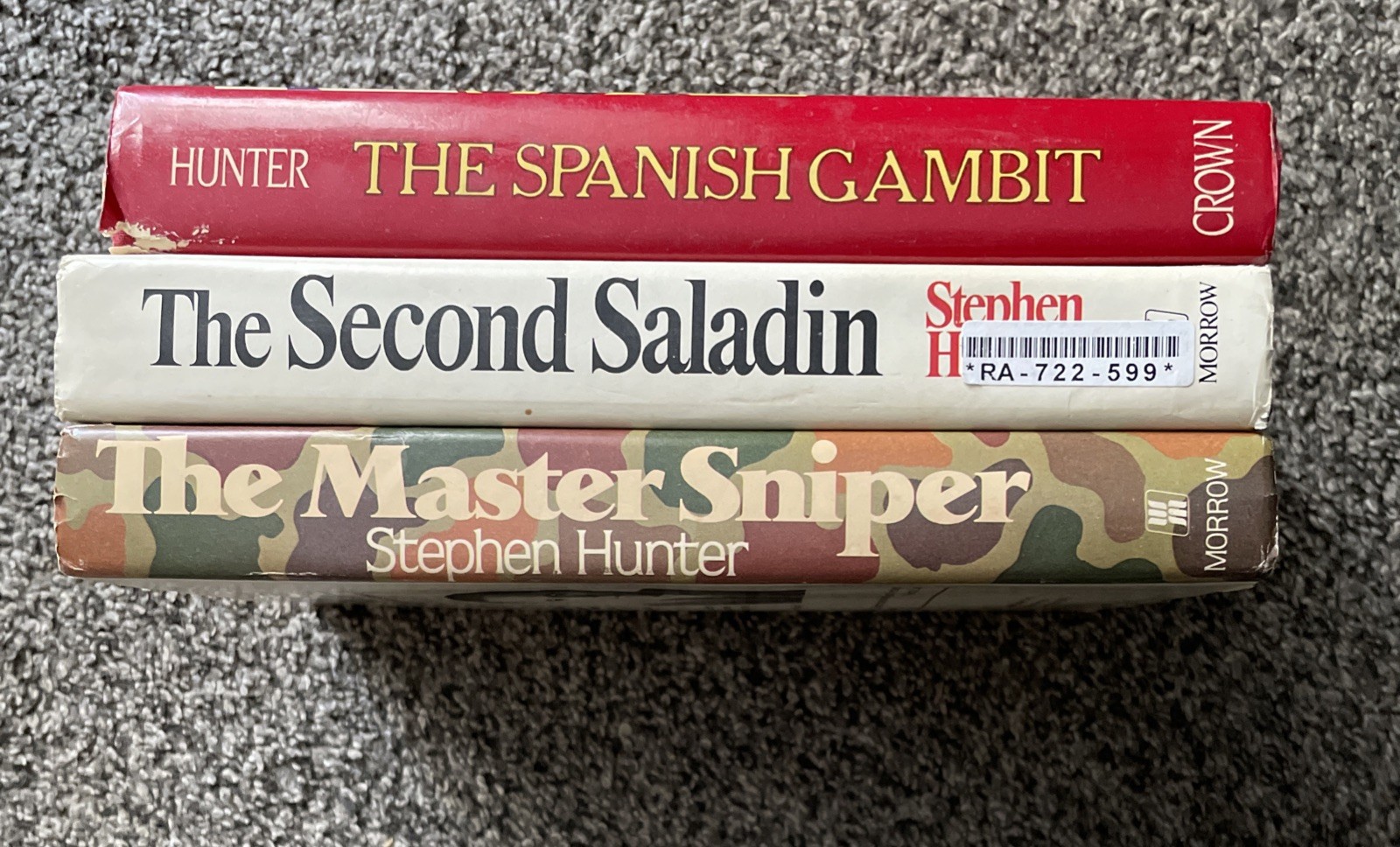 Stephen Hunter 1980s Standalone Novels. First Editions HCDJ