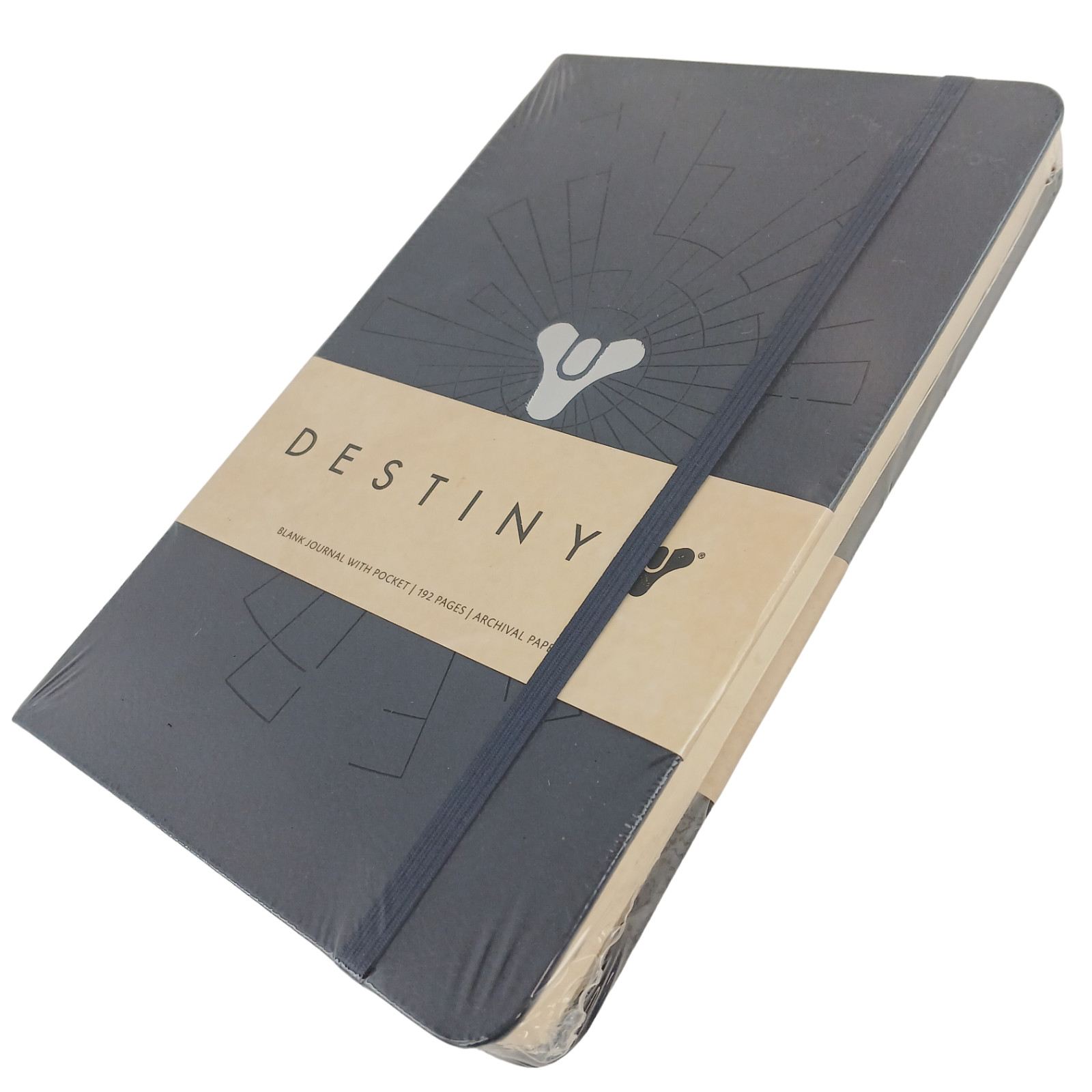 Destiny Blank Journal 192 Pages Archival Paper Notebook w/ Pocket – New Sealed