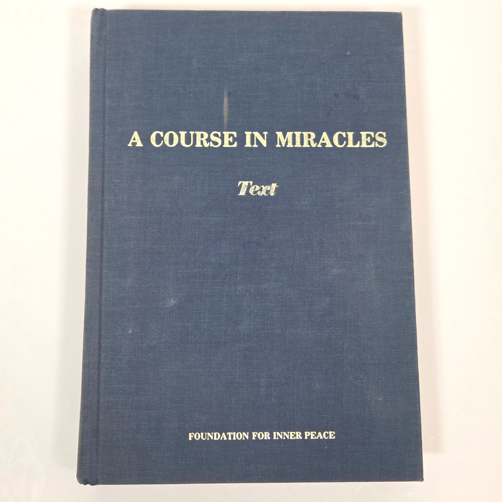 1975 Course In Miracles Rare 1st Ed 3 Vol HC Set Esoteric Channeled Mysticism