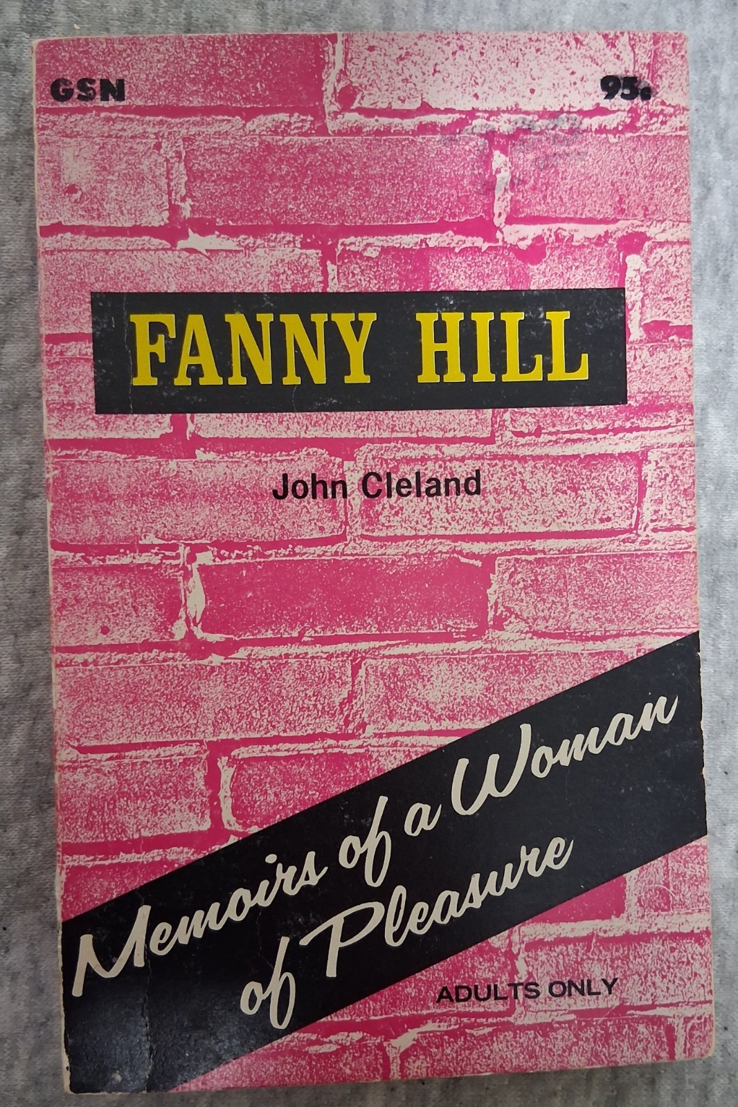 fanny hill: memoirs of a woman of pleasure by john cleland pb vintage novel