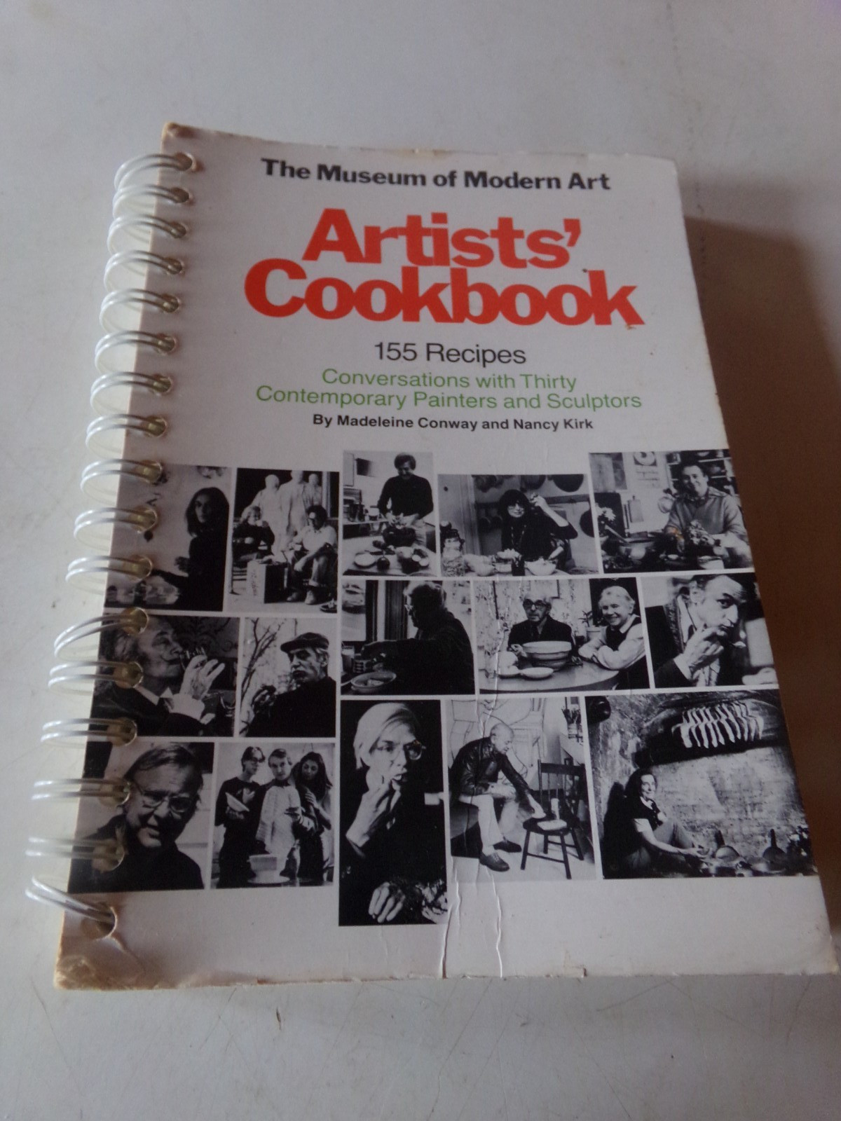Rare The Museum Of Modern Art Artists’ Cookbook 155 Recipes 1977 Madeleine