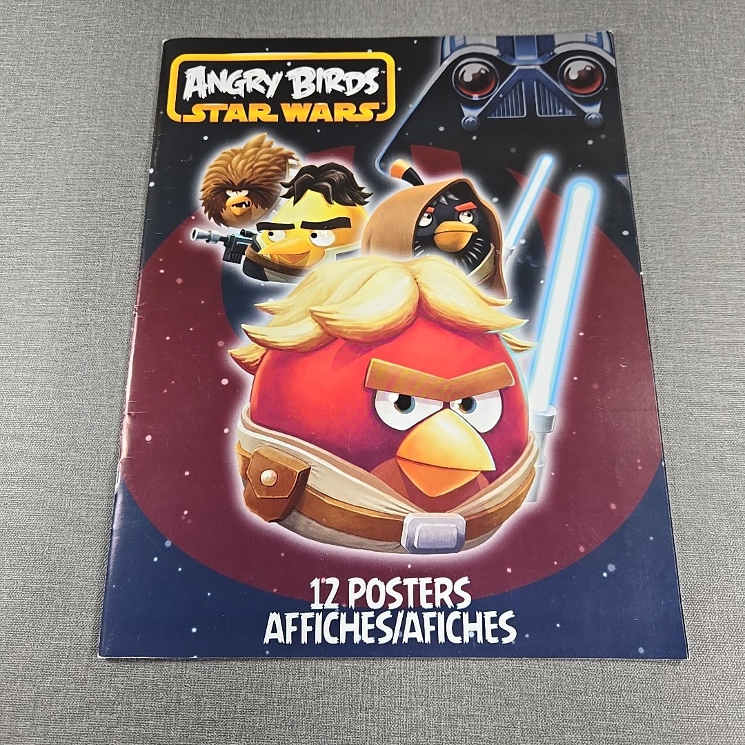Star Wars ~ Angry Birds 12 Poster 2012 Poster Booklet ~ Staple Bound