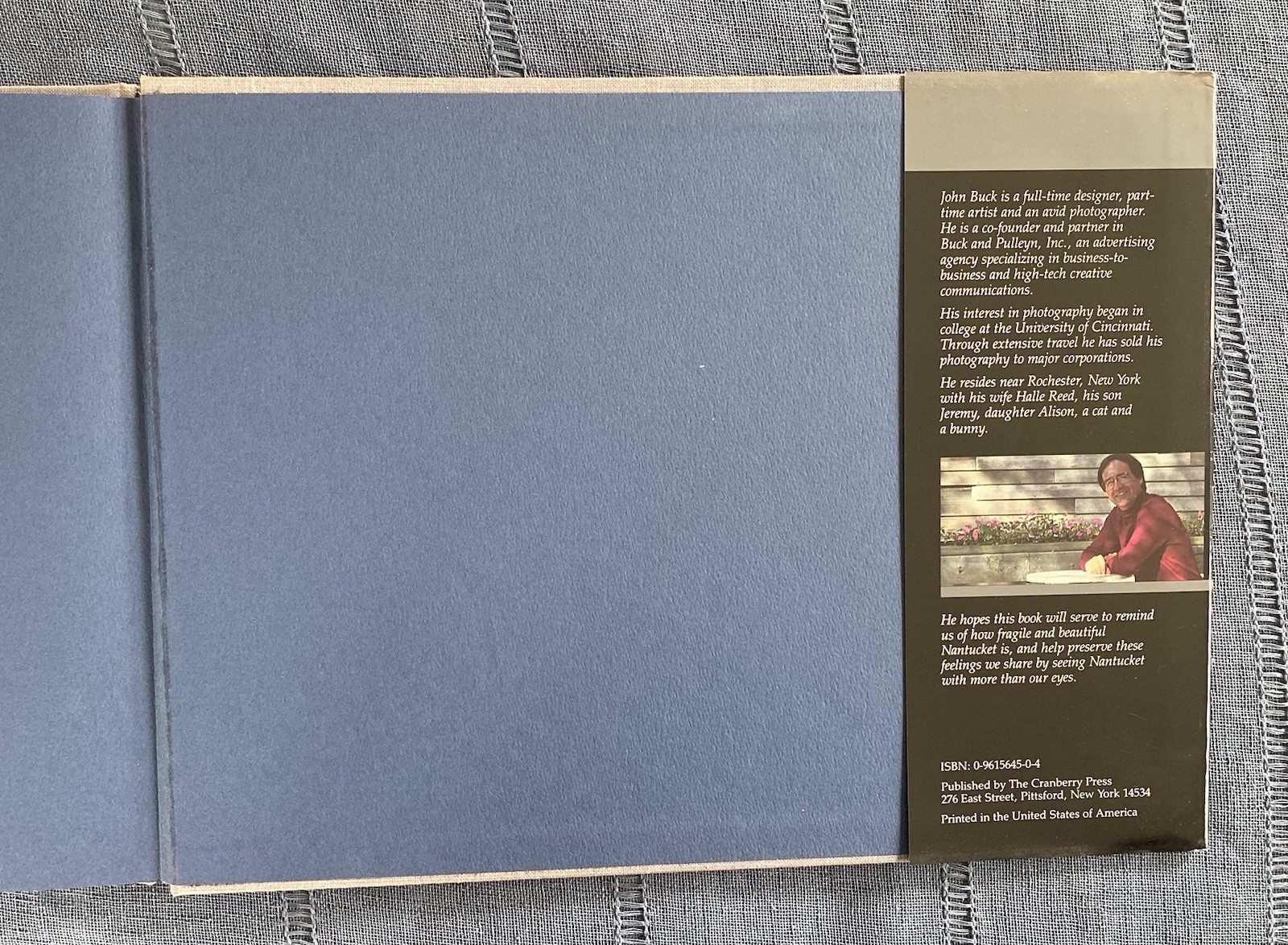 Vintage 1985 Nantucket Images of the Island John Buck Photography Hardcover Book