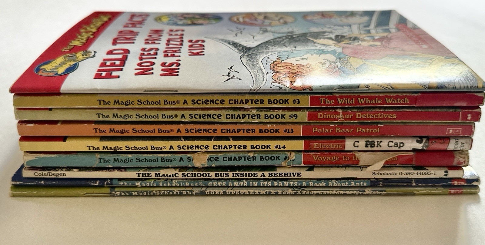 Magic School Bus Mixed Lot of 9 Books Chapter Beginner Science 1990s/2000s