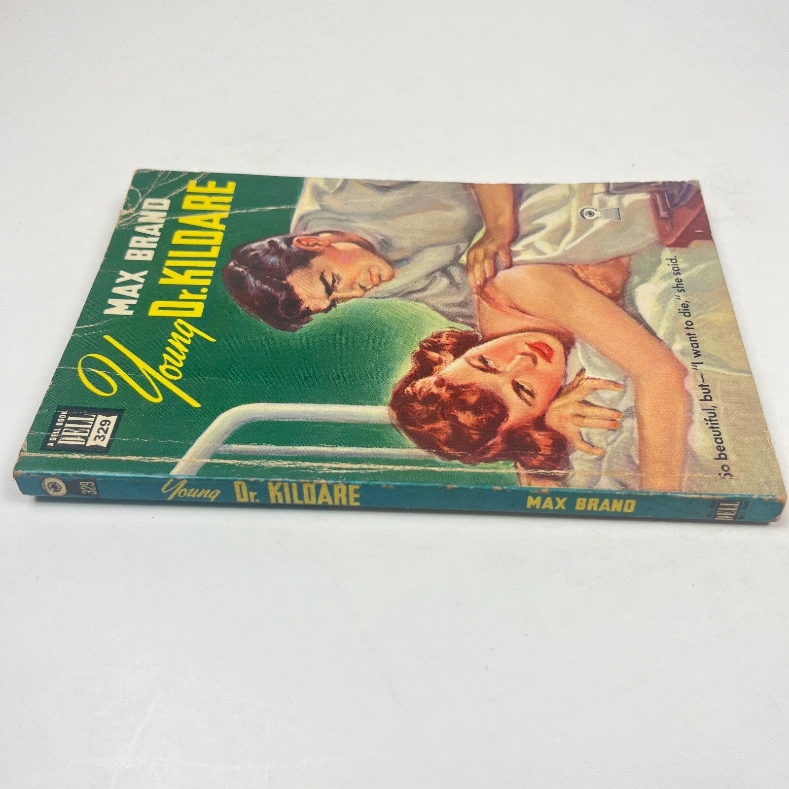 Map Back #329: Young Dr. Kildare 1st PB 1941 Max Brand, DELL Pulp Romance GGA