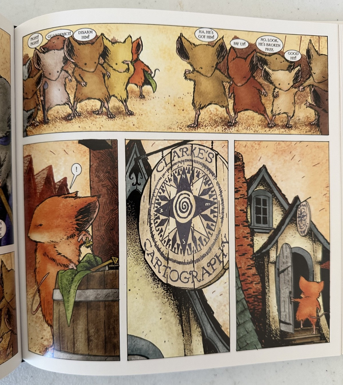 Mouse Guard Fall 1152 Baldwin the Brave Other Tales SIGNED David Petersen sketch