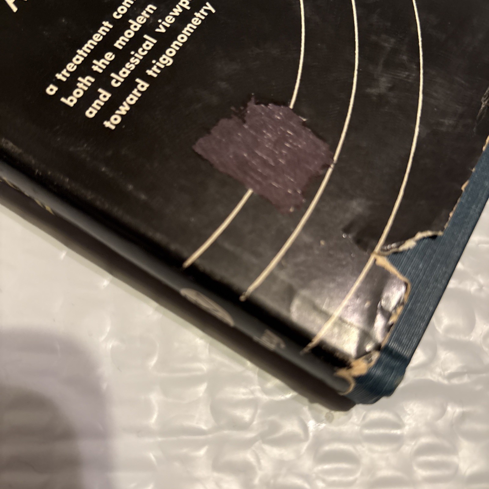 Plane Trigonometry Hardcover Vintage 1959 1961 A W Goodman John Wiley Hc –