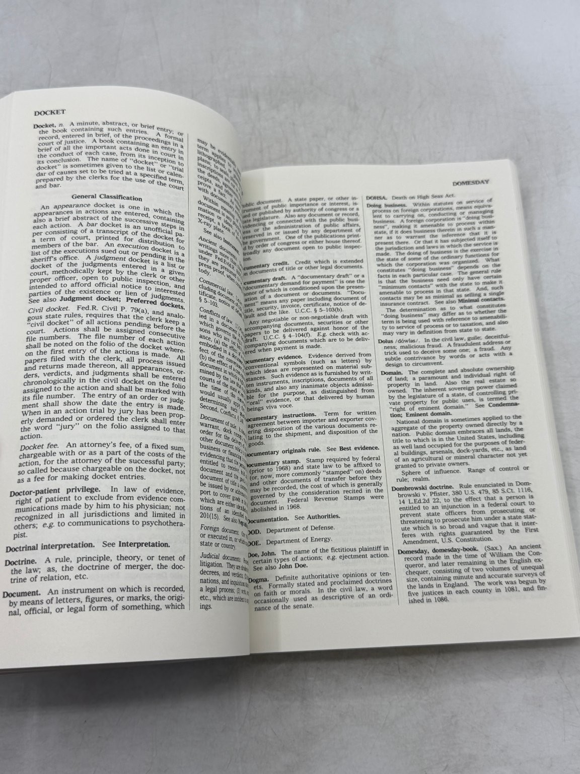 Black’s Law Dictionary Henry Campbell Black 1989 Abridged Fifth Edition Law West