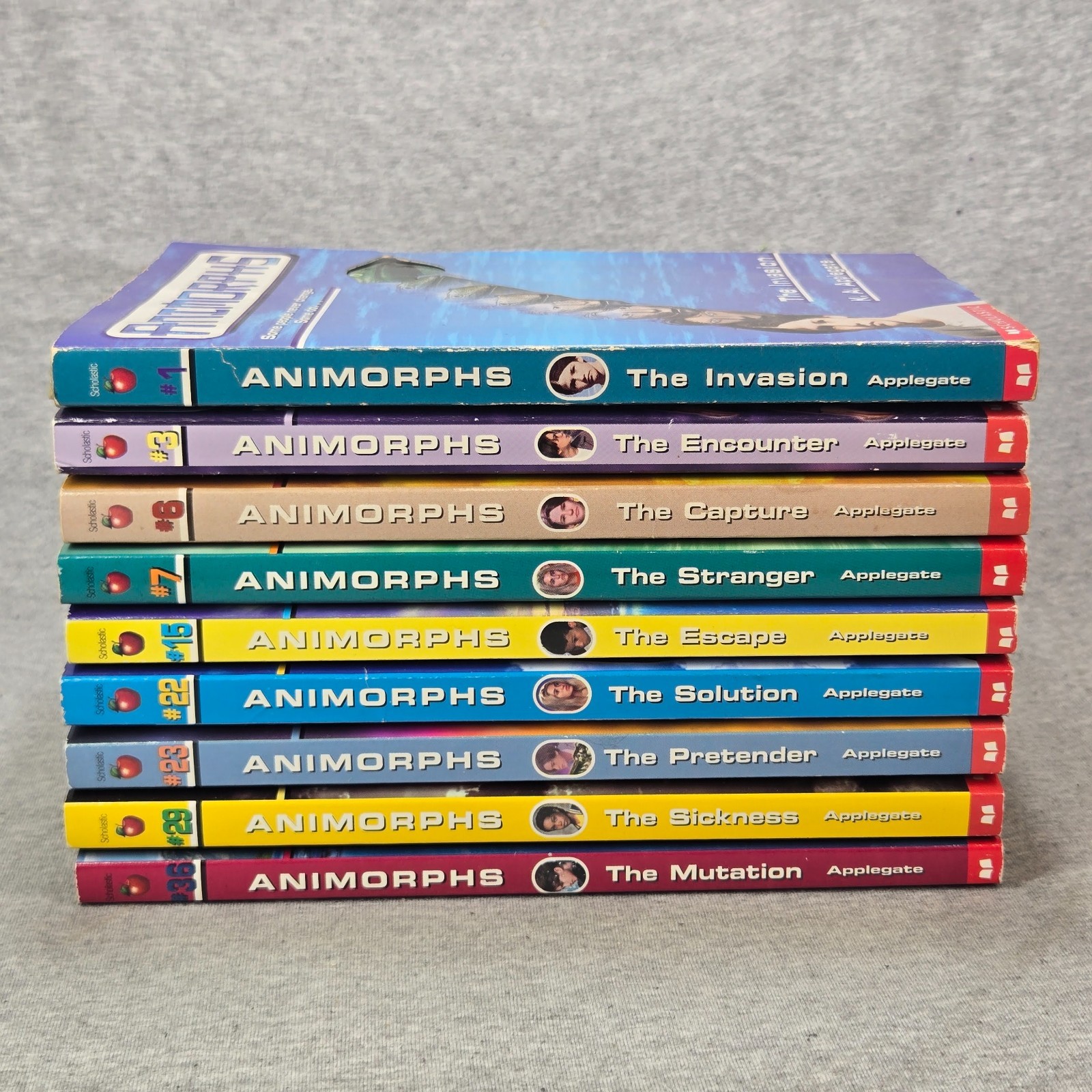 Lot of 9 First Edition Animorphs Series Books by K. A. Applegate Vintage