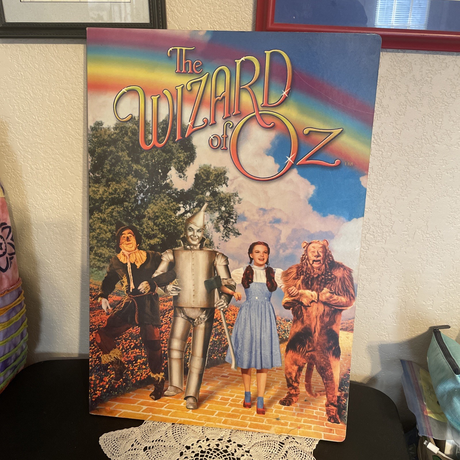 Huge 23”x16” The WIZARD OF OZ By L. Frank Baum Oversized Picture Book VG 2000 ✨