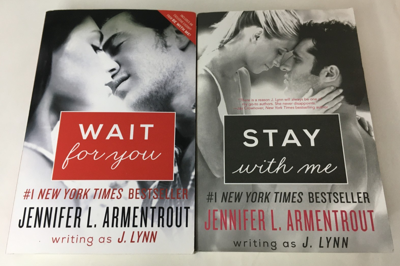 Lot of 2 Wait For You Series Books by J. Lynn ( Jennifer L. Armentrout ) Stay PB