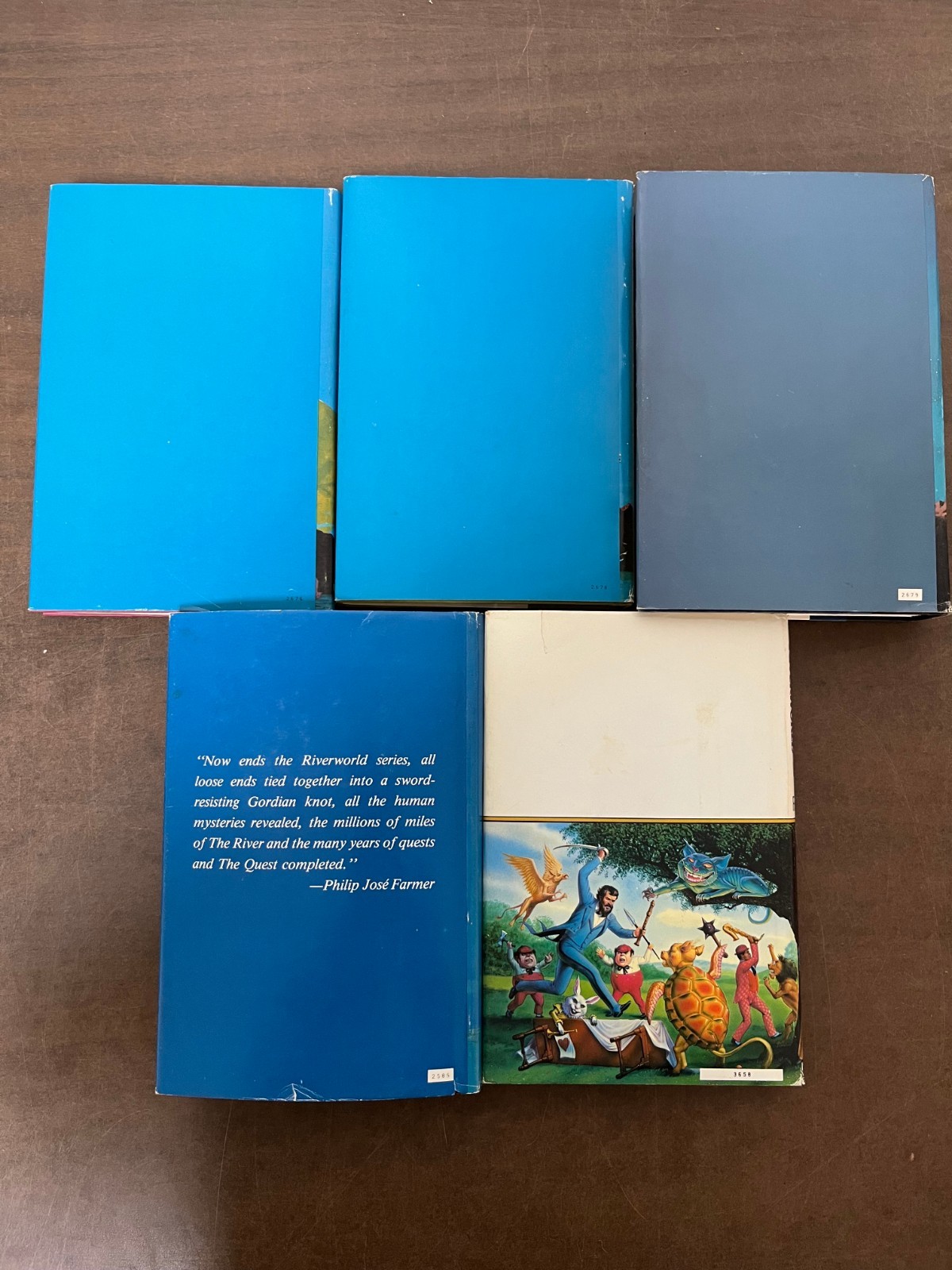 Philip Jose Farmer Hardcover books, Riverworld Series, Book Club Editions
