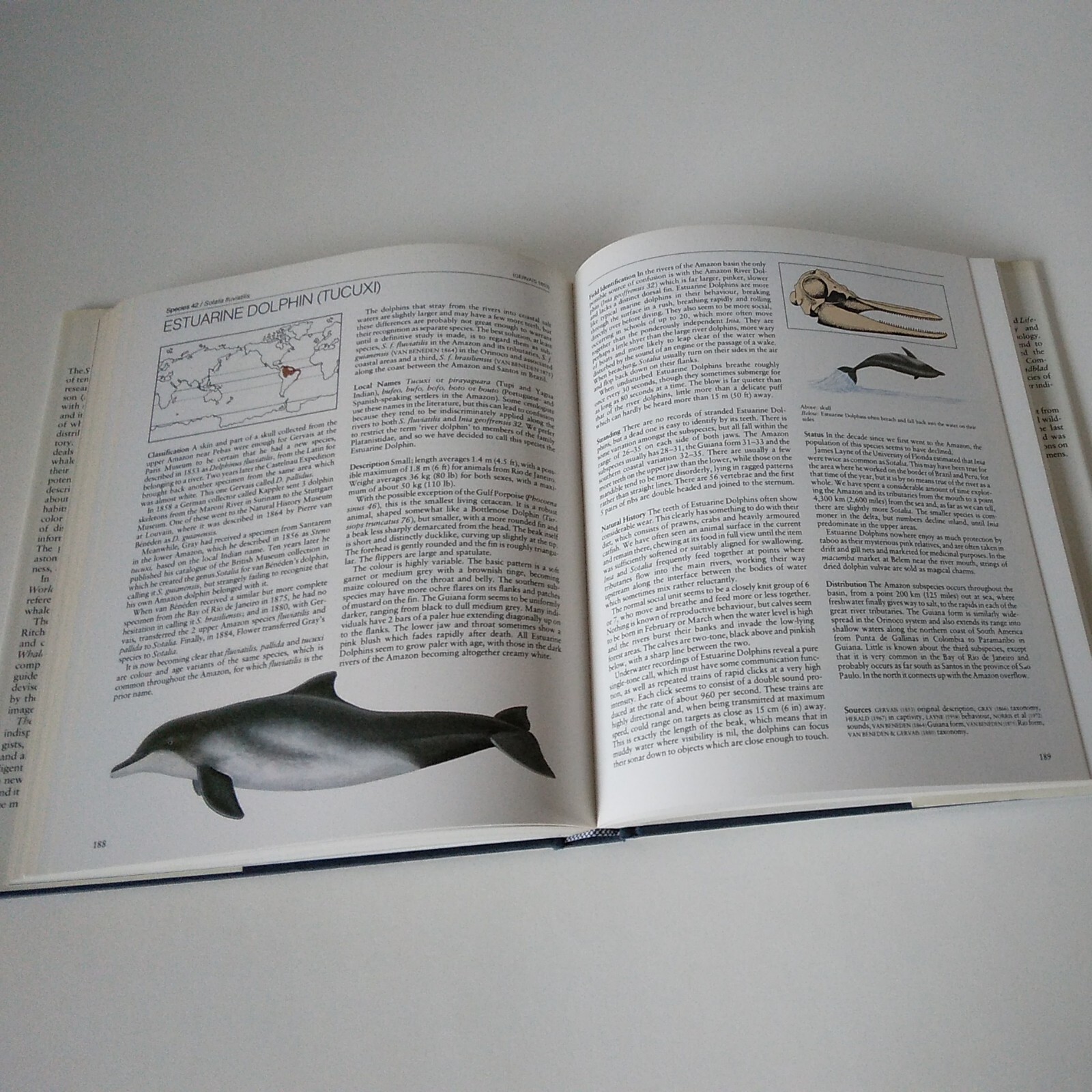 1981 “Lyall Watson Sea Guide To Whales Of The World”, EP Dutton 1st Ed. HC DJ VG