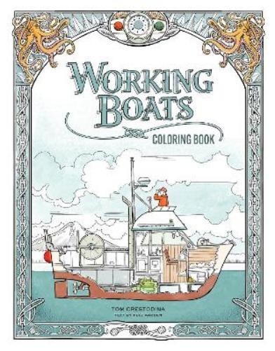 Tom Crestodina Working Boats Coloring Book (Coloring Books (Mixed Media Product)