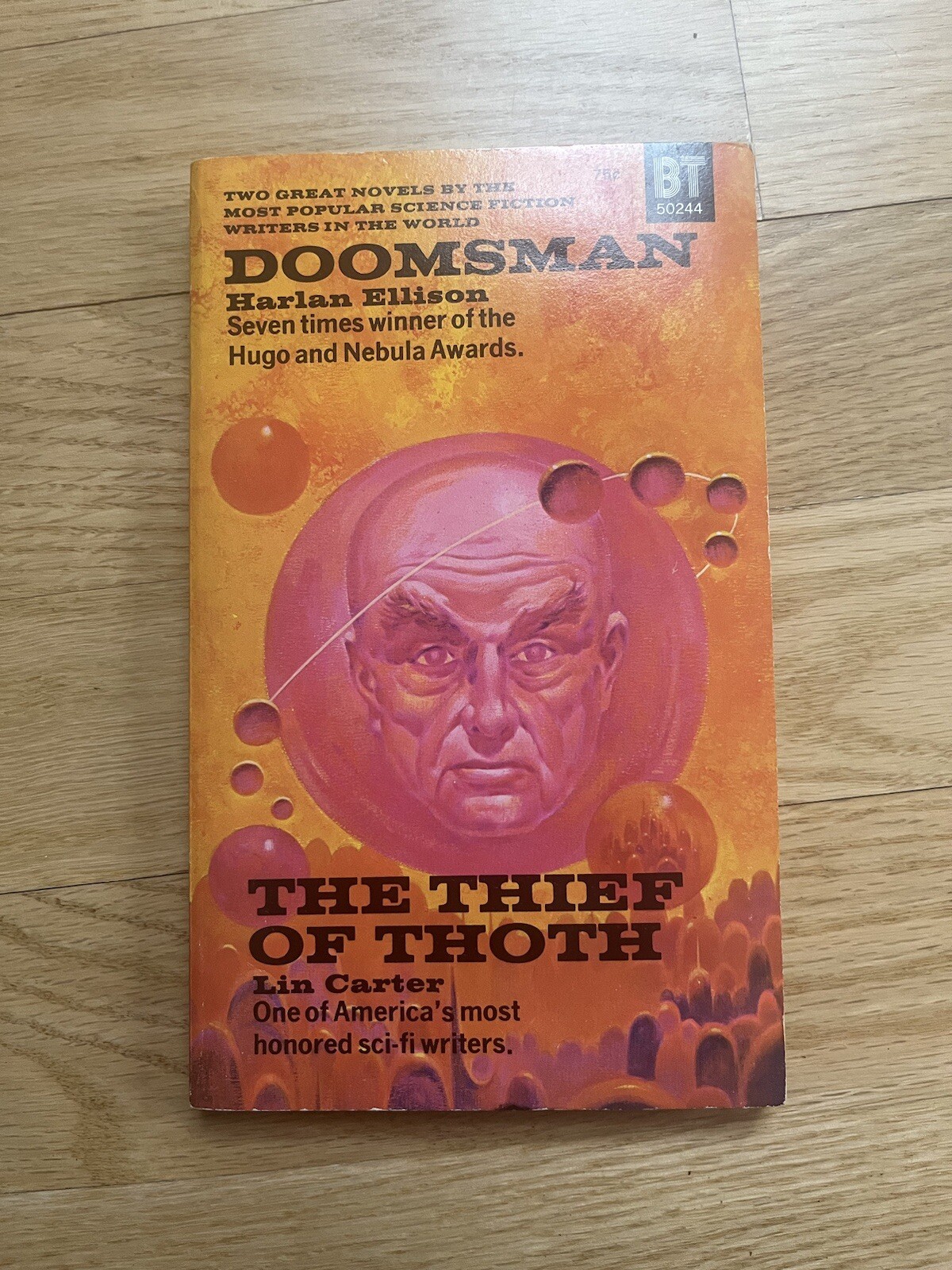Doomsman by Harlan Ellison & The Thief of Thoth by Lin Carter (1972, pb) Belmont