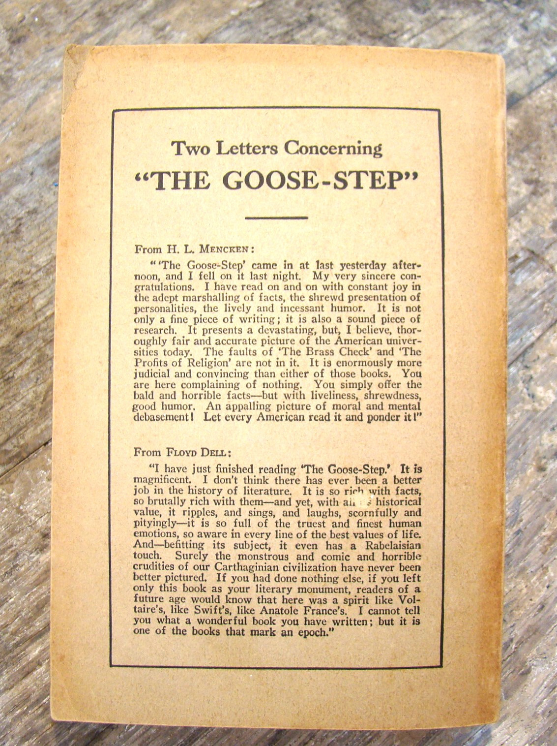 The Goslings ~1924 PB~ Upton Sinclair American Schools Education Propaganda