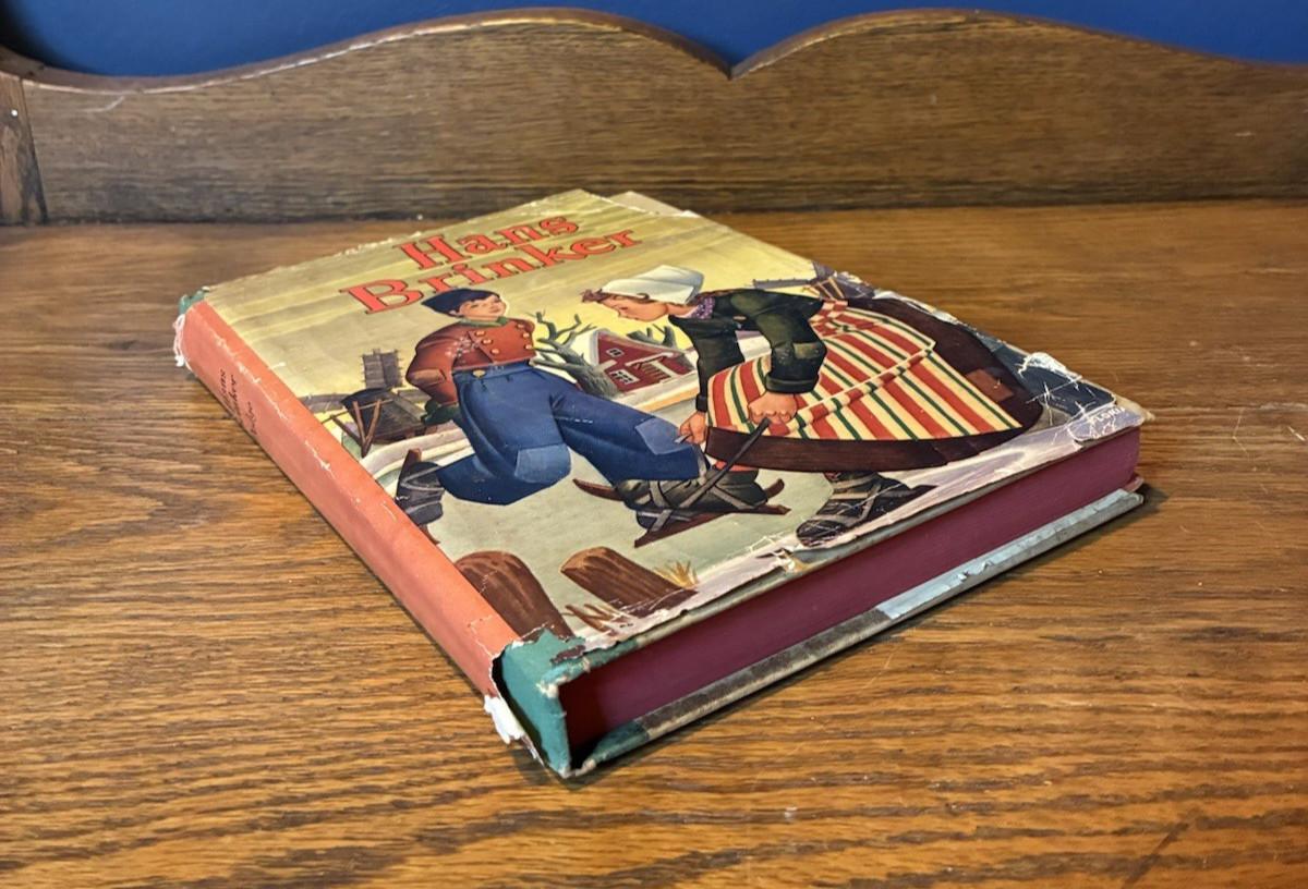 Hans Brinker or The Silver Skates by Mary Maples Dodge – 1945 Whitman Publishing