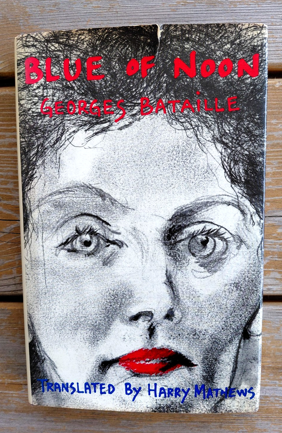 Blue of Noon Bataille Translated by Mathews HC DJ 1st US Edition 1978 Urizen