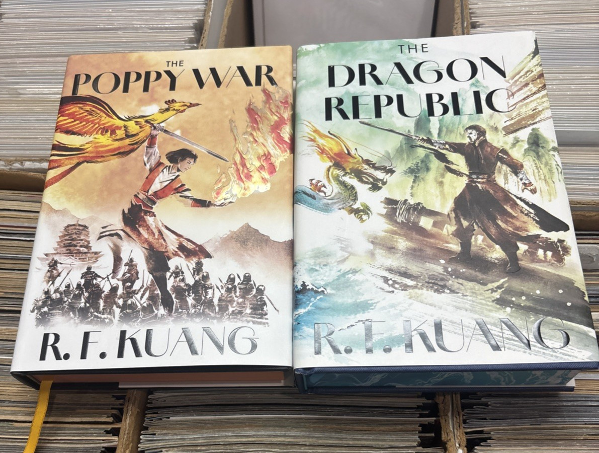 Poppy War & The Dragon Republic Collector’s Editions by R. F. Kuang (2024, HC)