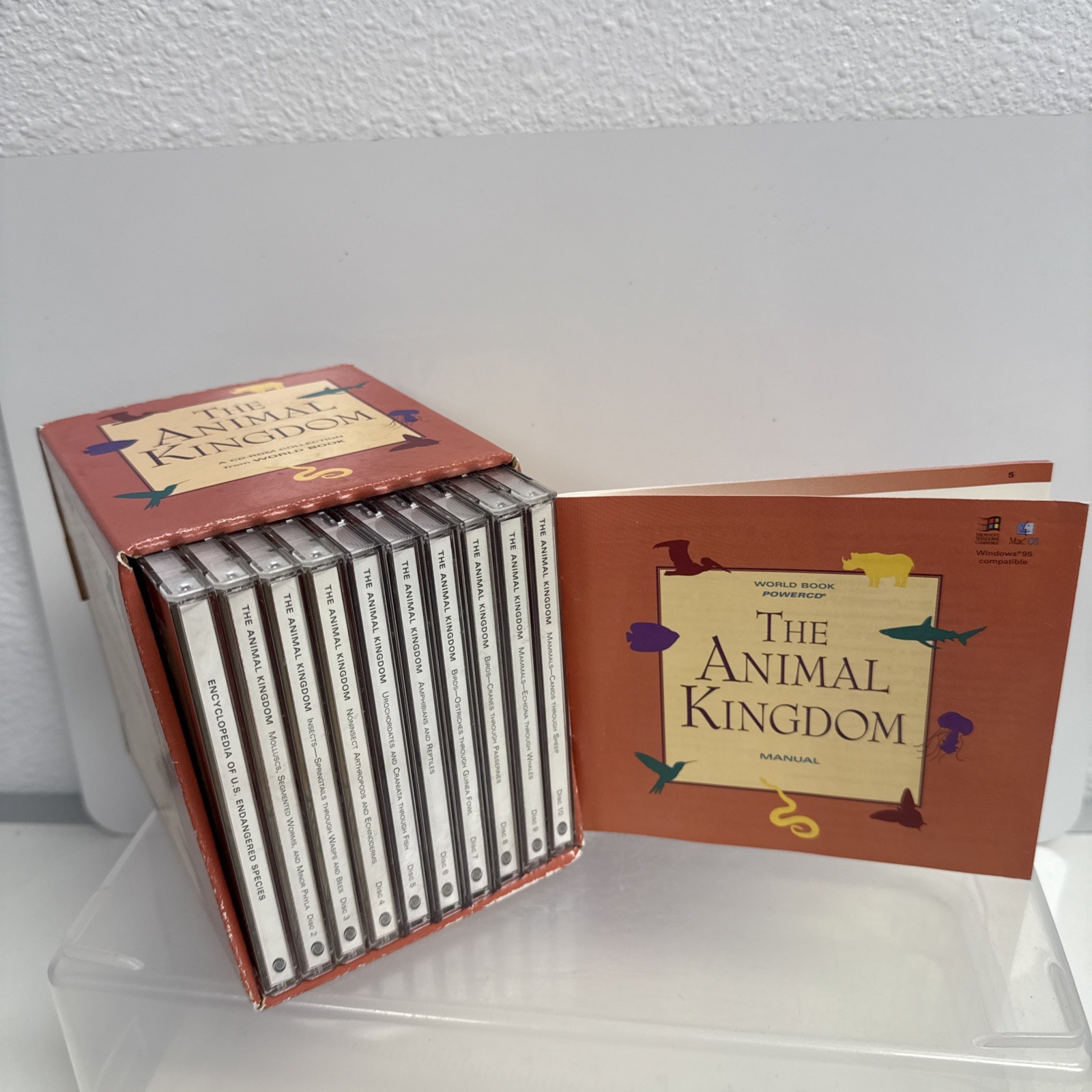 “The Animal Kingdom” a 10 CD-ROM collection from world book Encyclopedia NEW