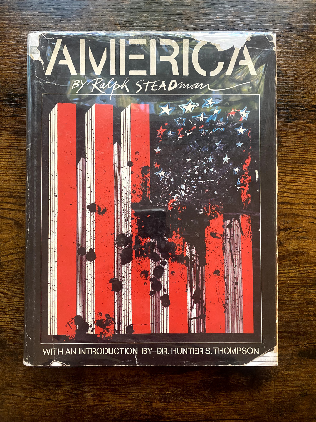 AMERICA by Ralph Steadman First Ed. Hardcover 1974 – Intro by Hunter S. Thompson