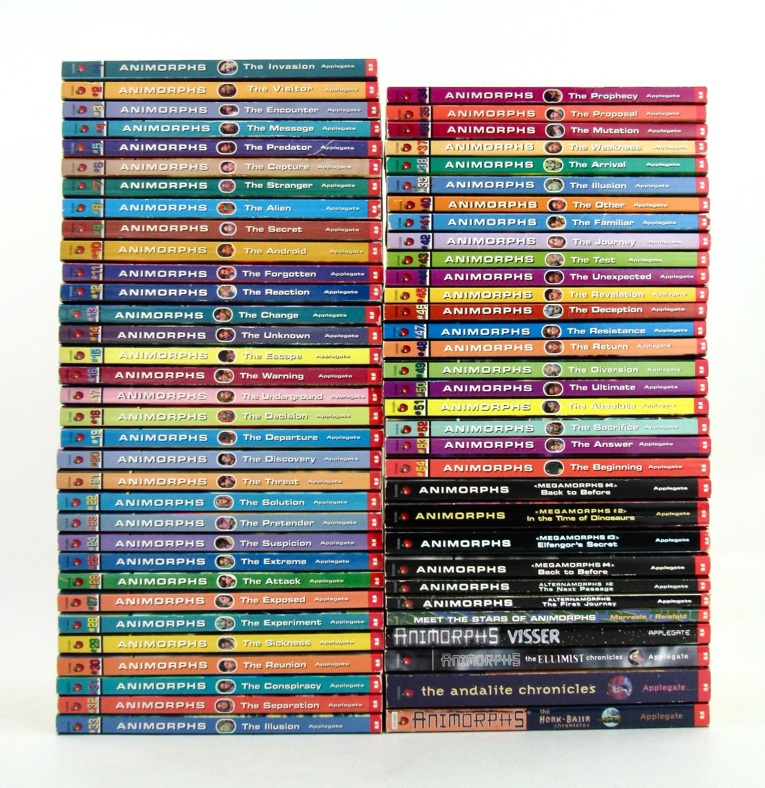 Complete Set 1-54 ANIMORPHS & 11 Extras K.A. Applegate PB VGC L1