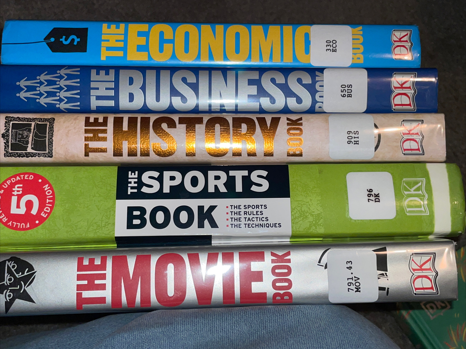 The Sports, Movie, History, Business, Economics Book And Inventors LOT Of 6