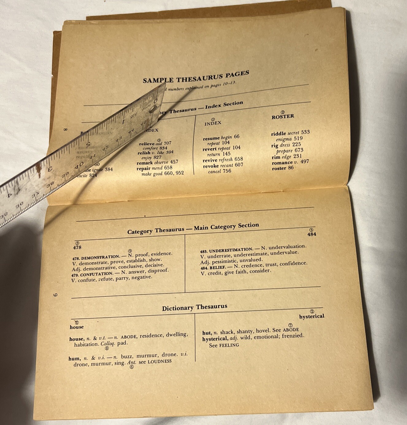 How To Use A Thesaurus by Louise Colligan, Scholastic 1977 – ONO-043