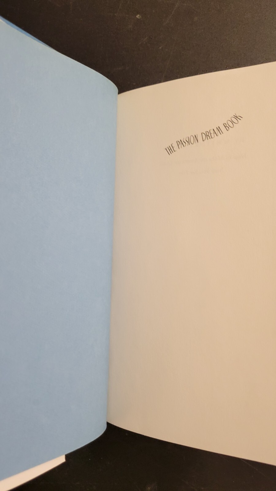 The Passion Dream Book : A Novel by Whitney Otto 1997 1st Edition HC w/ DJ