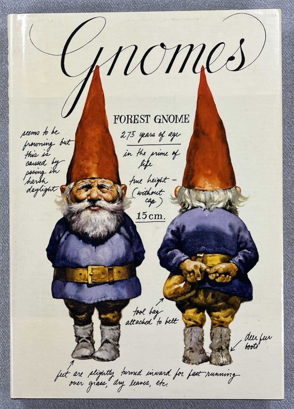 GNOMES by Huygen & Poortvliet 1977 Abrams 100s of color Illus 1st Ed HC/DJ VG+