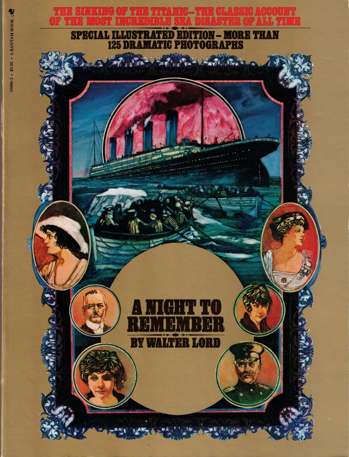 A NIGHT TO REMEMBER by Walter Lord 1978 Soiftcover TITANIC Disaster NICE COPY