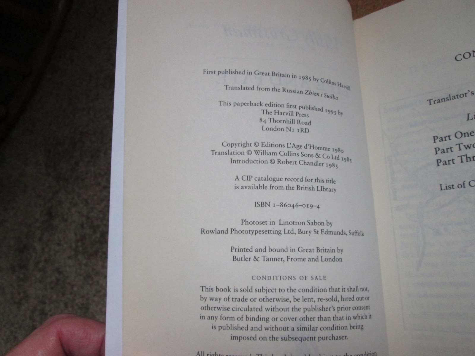 Vasily Grossman paperback Life and Fate