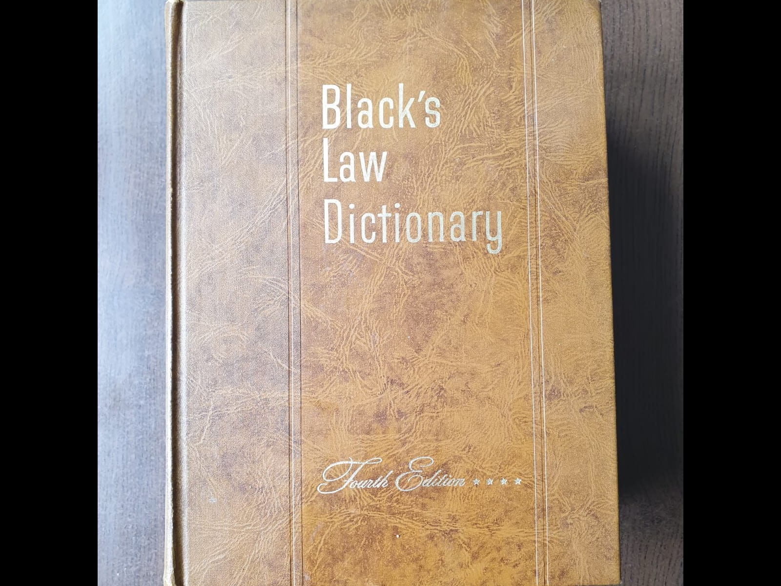 Black’s Law Dictionary Fourth Edition, 4th Edition, Condition 10 / 9.5