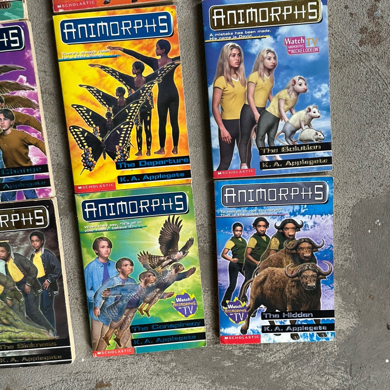 Animorphs Series Books Lot of 16 K.A. Applegate 90s Scholastic Paperback