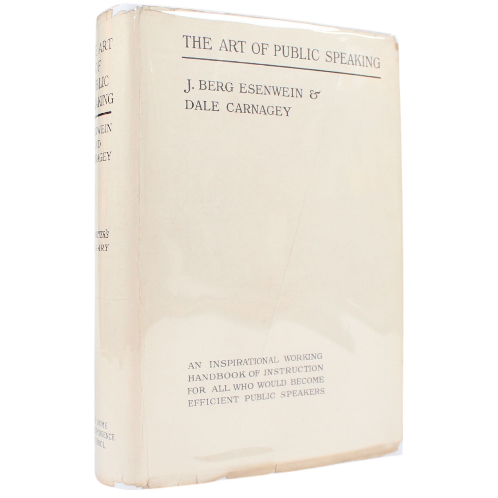 RARE DALE CARNEGIE First Edition The Art of Public Speaking 1915 w/ DUST JACKET!
