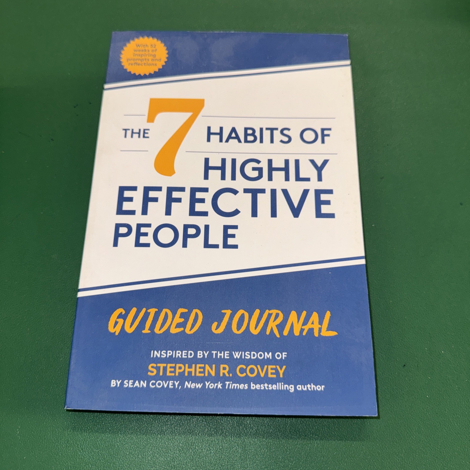 NEW The 7 Habits of Highly Effective People: Guided Journal Stephen Covey