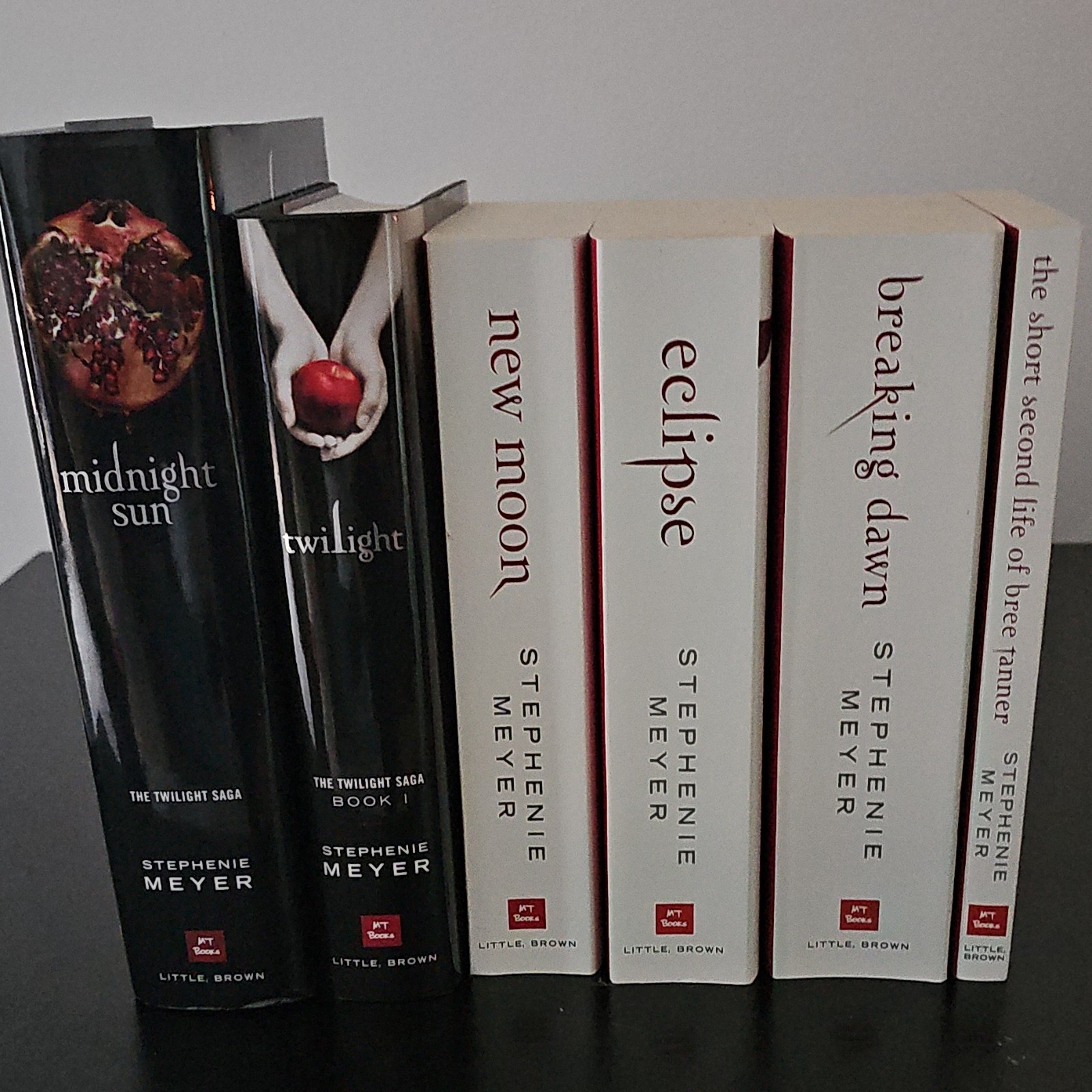 Stephenie Meyer Twilight Saga 6-Book Hardcover Lot + Midnight Sun & Bree Tanner