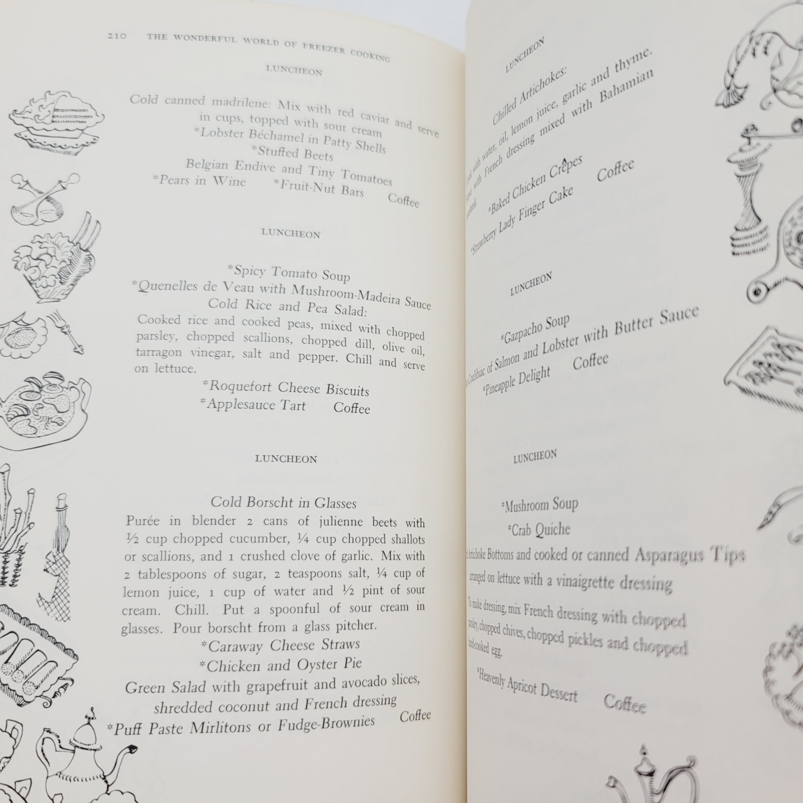 The Wonderful World of Freezer Cooking by Helen Quat 1964 Hardcover Cookbook