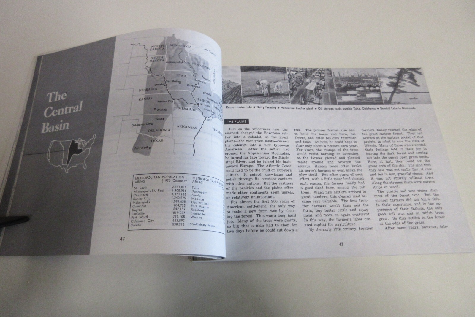 USA: Its Geography and Growth – United States Info. Service – 127 Pages – 1970s