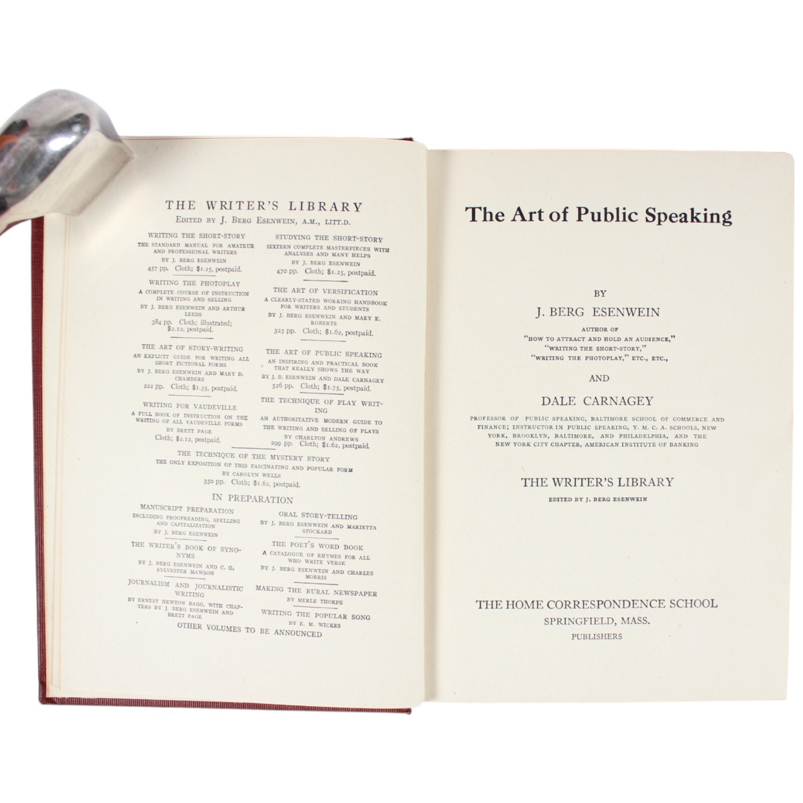 RARE DALE CARNEGIE First Edition The Art of Public Speaking 1915 w/ DUST JACKET!