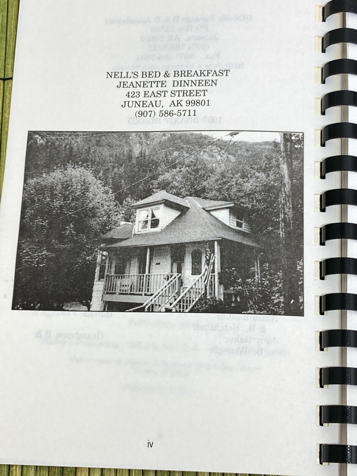 VTG Favorite Bed & Breakfast Recipes Southeast Alaska INNside Passage Chapter 98