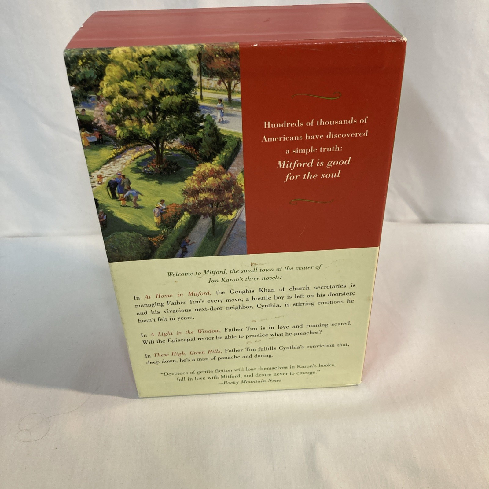 JAN KARON : The Mitford Years Boxed Set Book Volumes 1-3 One Owner-EUC