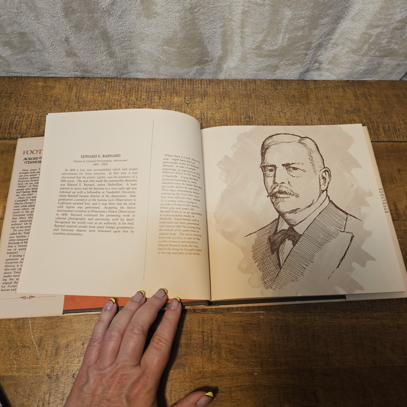 1976 Footprints Across The Pages of Tennessee History 24 Famous People HC