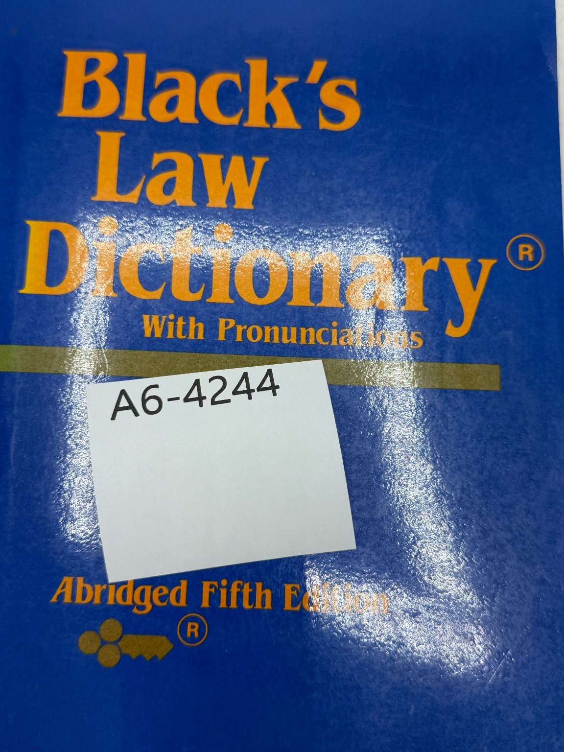Black’s Law Dictionary Henry Campbell Black 1989 Abridged Fifth Edition Law West