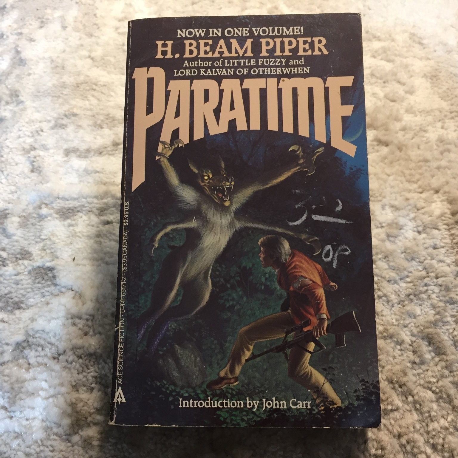 Paratime H. Beam Piper 1986 Ace Books Time Travel Science Fiction Paperback Book