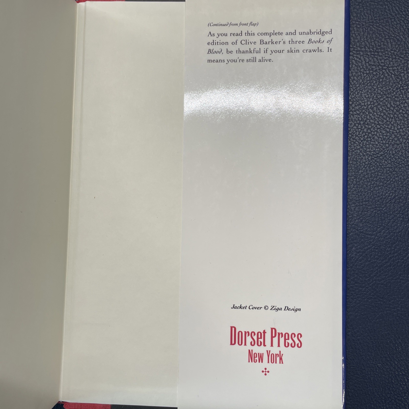 The Books of Blood Vols. 1-3 by Clive Barker First/1st 2nd Hardcover With Jacket
