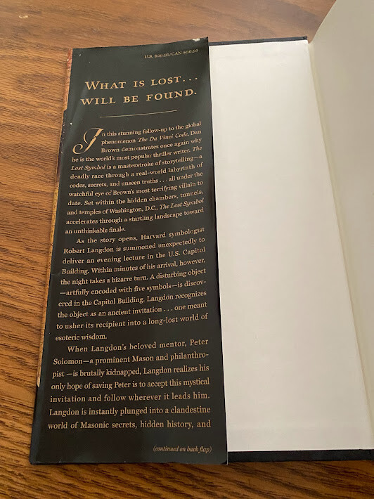 Robert Langdon Ser.: The Lost Symbol by Dan Brown (2009, Hardcover)
