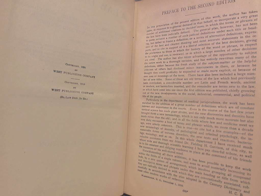 Black’s Law Dictionary Containing Definitions of the Terms and Phrases… by Hen