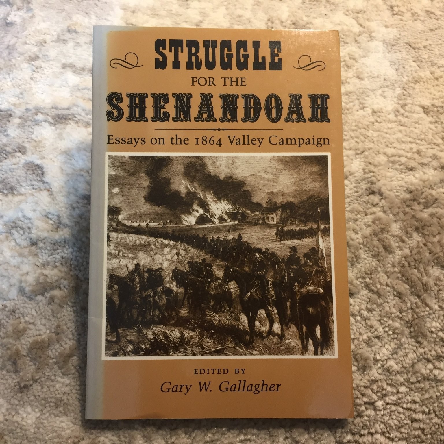 Struggle for the Shenandoah Book Gary W. Gallagher 1991 Signed Civil War History